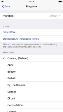 Press the required ring tones to hear them.
