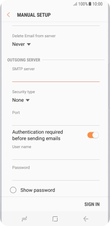 Press the drop down list below Press the drop down list below