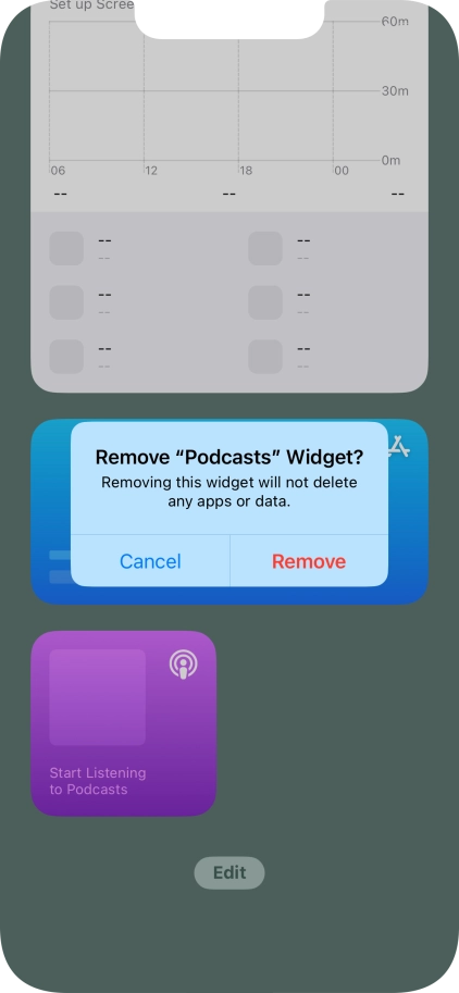 Press Remove.
