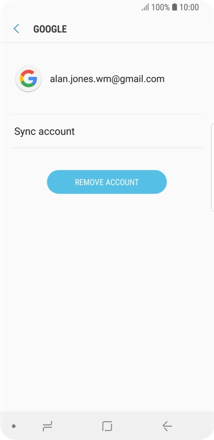 Press Sync account. Press Sync account.