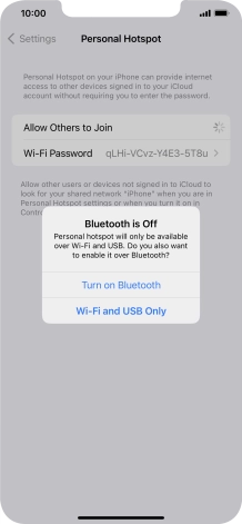 If Wi-Fi is turned on, press Wi-Fi and USB Only. If Wi-Fi is turned on, press Wi-Fi and USB Only.