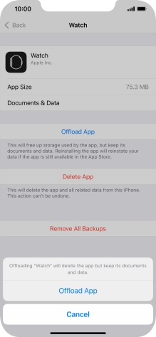 Press Offload App.