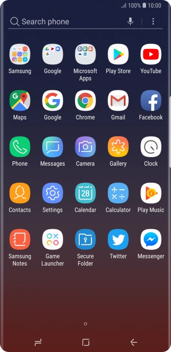 Press Samsung. Press Samsung.