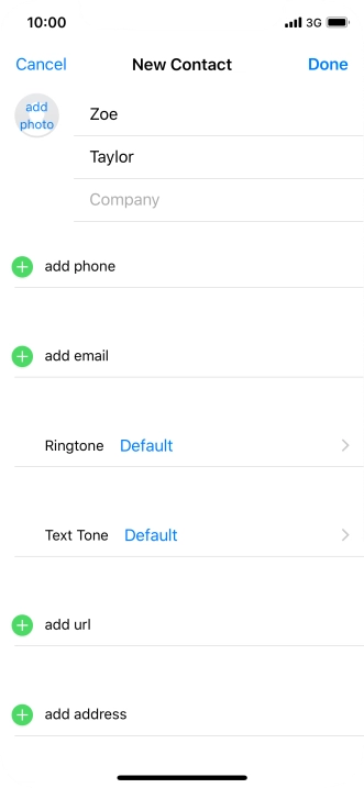 Press add phone.