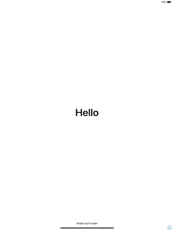 Slide your finger upwards starting from the bottom of the screen. Slide your finger upwards starting from the bottom of the screen.