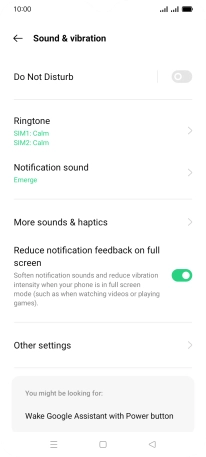 Press Ringtone.