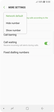 Press Show number to turn on caller identification. Press Show number to turn on caller identification.