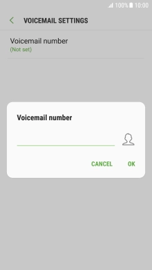 Key in +61414121121 and press OK.