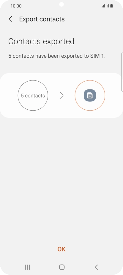 Press OK. Press OK.
