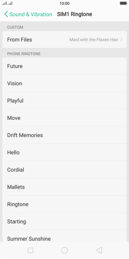 Press the Home key to return to the home screen. Press the Home key to return to the home screen.