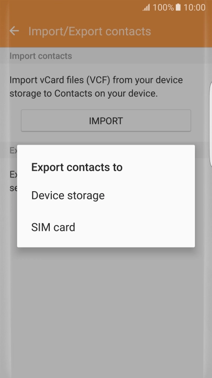 Press SIM card.
