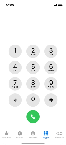 Press Keypad.