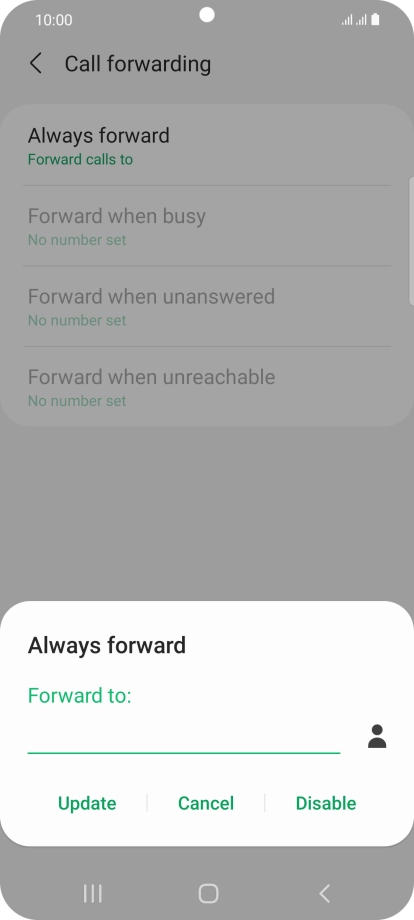 Press Disable.