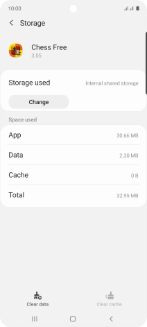 Press the Home key to return to the home screen.