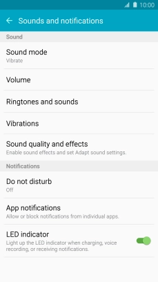 Press Ringtones and sounds. Press Ringtones and sounds.