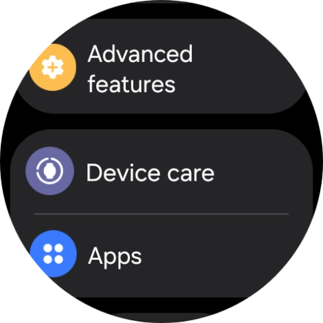 Press Advanced features. Press Advanced features.