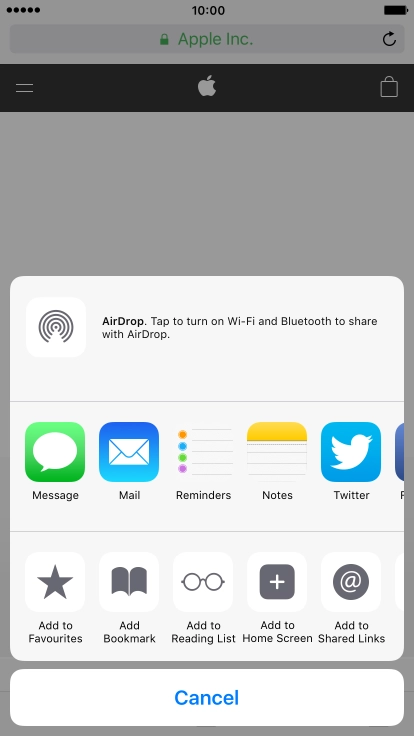 Press Add Bookmark.