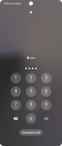 If you're asked to key in your PIN, do so and press OK. If you're asked to key in your PIN, do so and press OK.