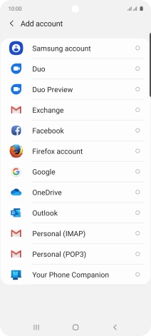 Press Google.