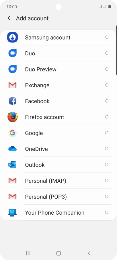 Press Google.