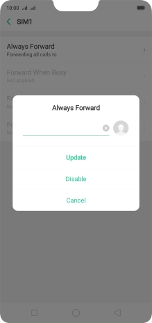 Press Disable.