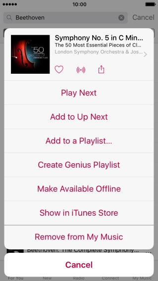 Press Add to a Playlist....