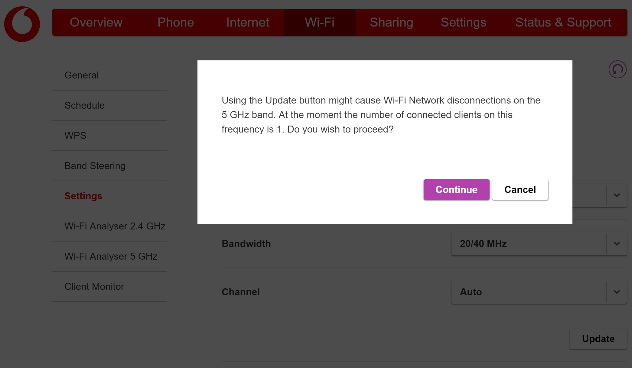 Click Continue.