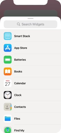 Press Smart Stack.