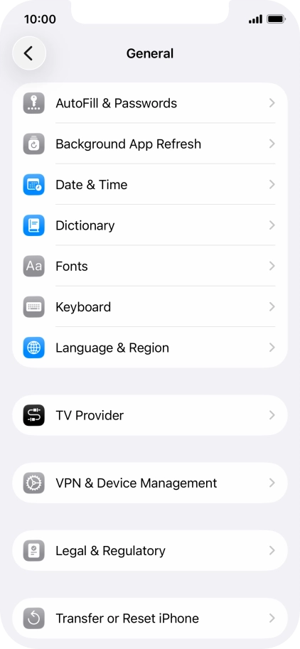 Press Transfer or Reset iPhone. Press Transfer or Reset iPhone.