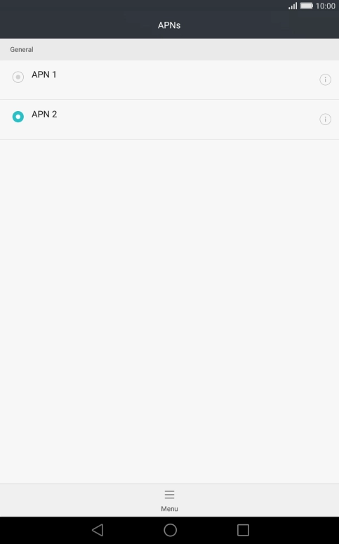 Press the Home key to return to the home screen.