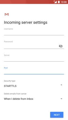 Press the drop down list below 