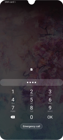 If you're asked to key in your PIN, do so and press OK. If you're asked to key in your PIN, do so and press OK.