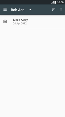 Press the required audio file.