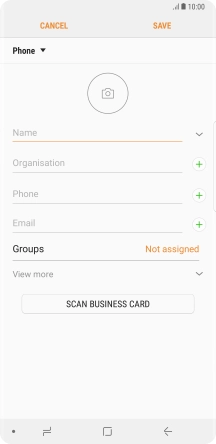 Press the address book drop down list. Press the address book drop down list.