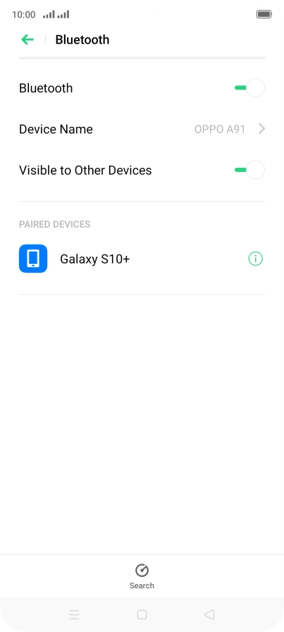 Press the Home key to return to the home screen.