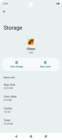 Press Clear cache. Press Clear cache.