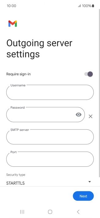 Press the indicator next to Press the indicator next to
