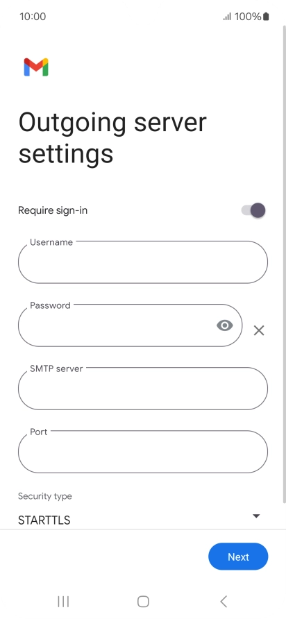 Press the indicator next to Press the indicator next to