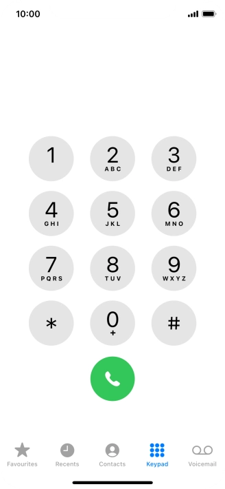 Press Keypad.