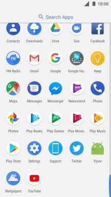 Press Play Store.