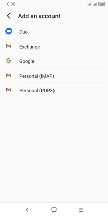 Press Google.