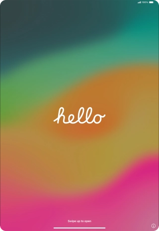 Slide your finger upwards starting from the bottom of the screen. Slide your finger upwards starting from the bottom of the screen.