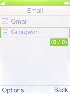 Press the Left selection key.