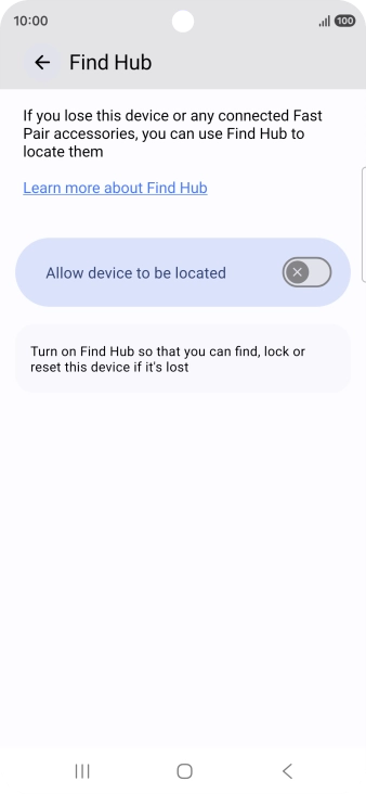 Press the indicator next to Press the indicator next to