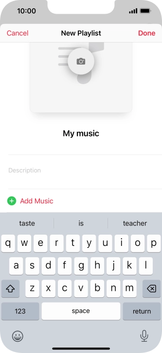 Press Add Music.