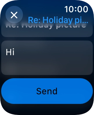Press Send.