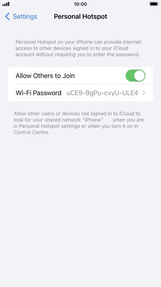 Press the Home key to return to the home screen.