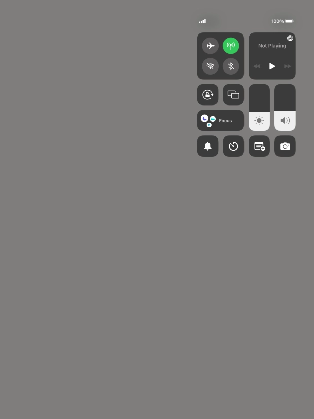 Press the sound mode icon to turn silent mode on or off.