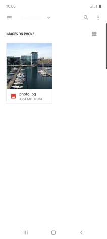 Press the required file.