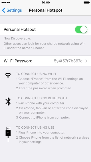 Press the Home key to return to the home screen.